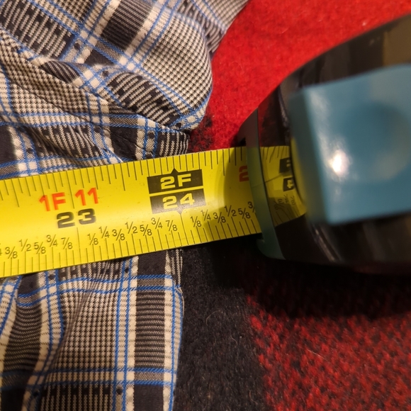 Robert Graham Classic Fit Multicolor Plaid Button Down Shirt Flip Cuff Men's L - Picture 9 of 10